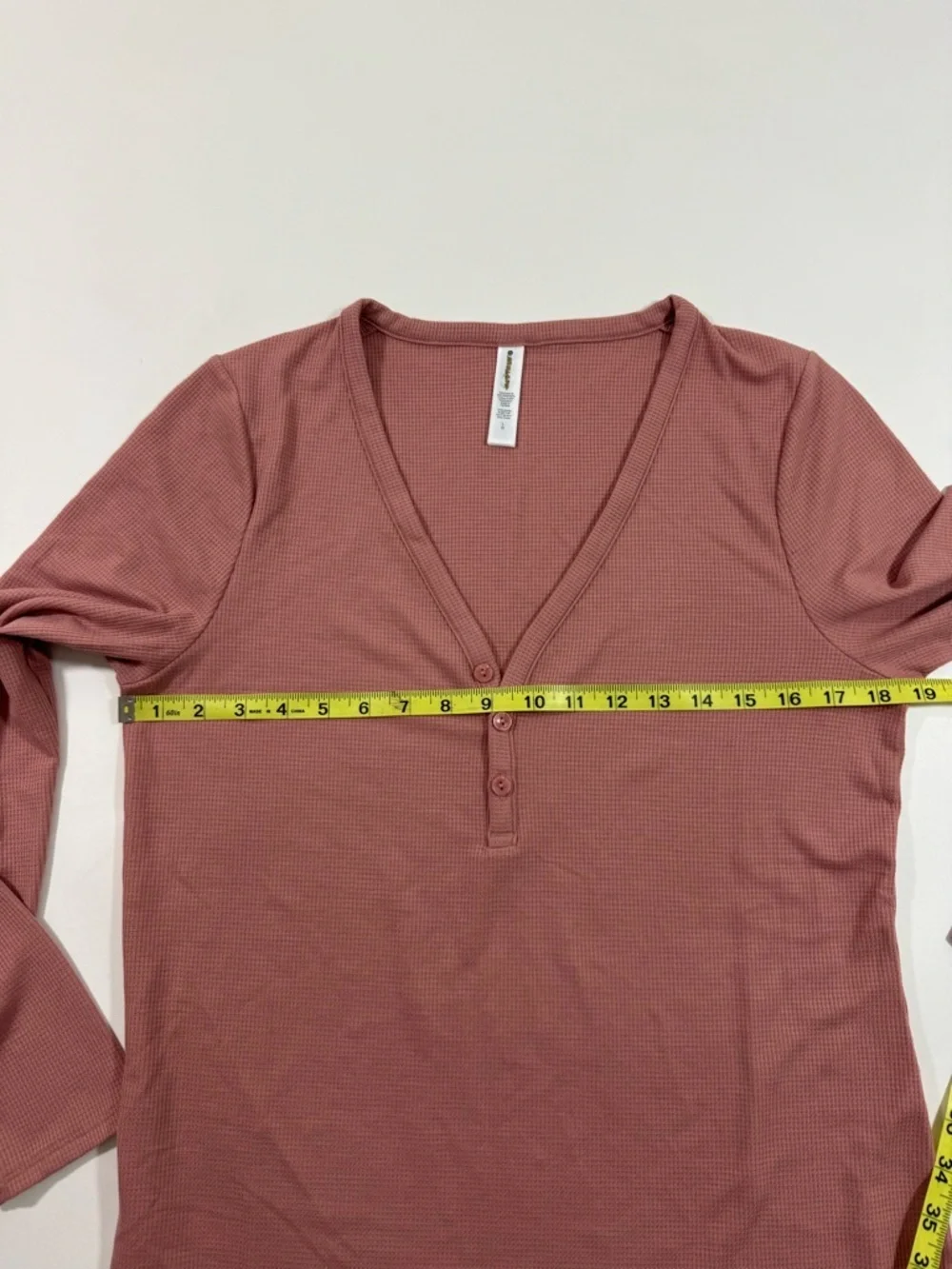 Athleta Wind Down Sleep Shirt Dragonfruit Waffle Knit Lightweight